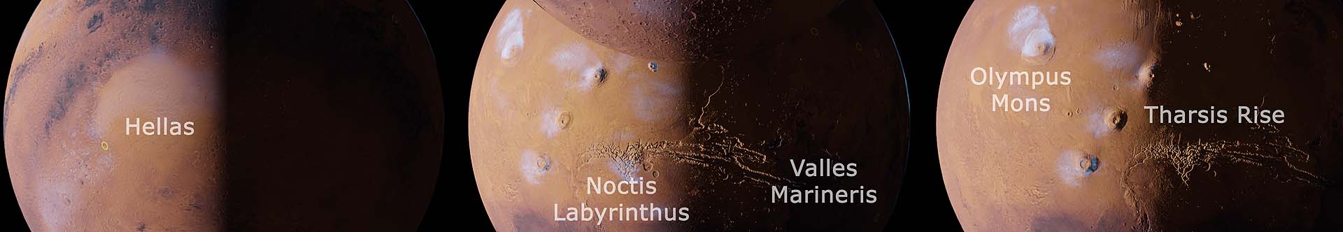 Main aerographic attractions