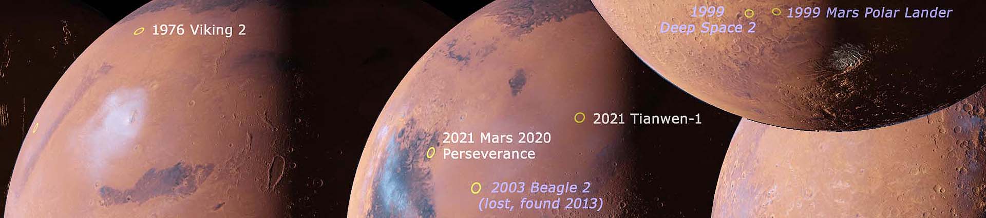 Landing and Crash Sites